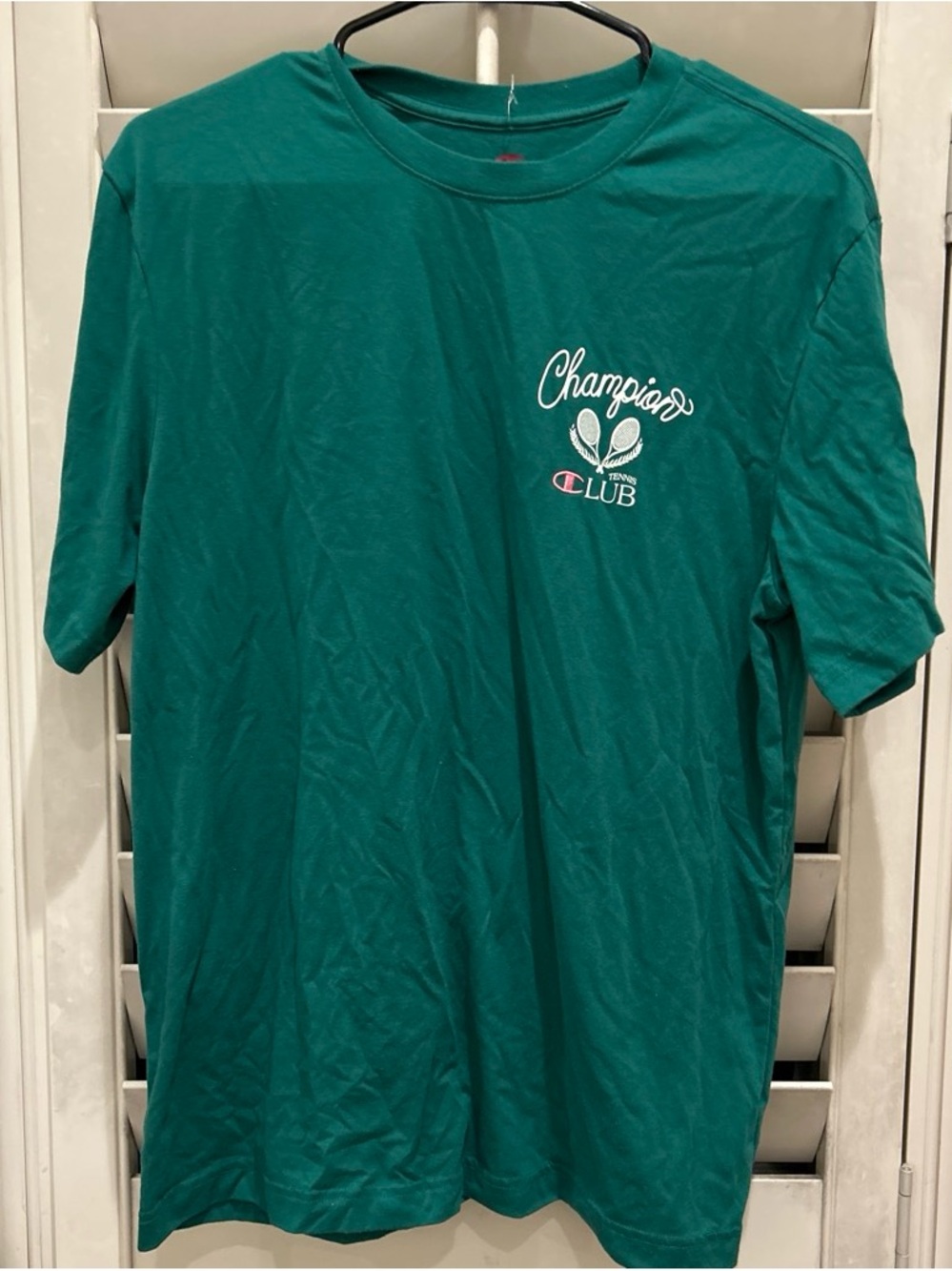 Champion Green Short-Sleeve Tennis Graphic Tee